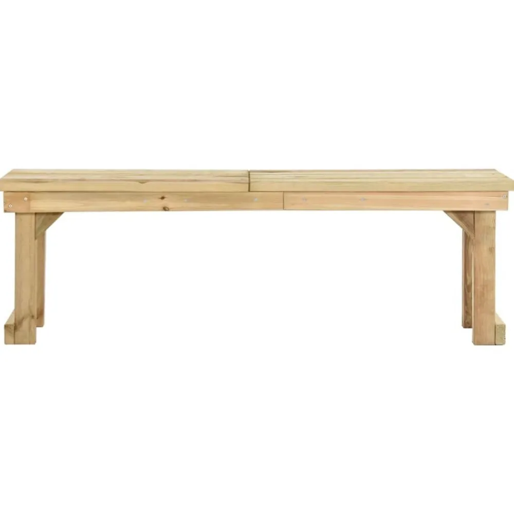 Tuinbank 140 cm geïmpregneerd grenenhout>vidaXL Outlet