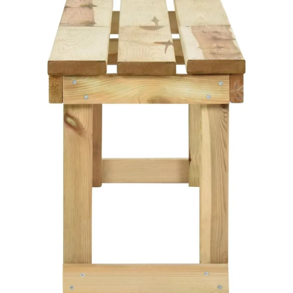 Tuinbank 140 cm geïmpregneerd grenenhout>vidaXL Outlet