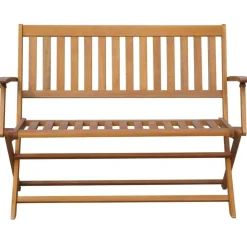 Tuinmeubelen*vidaXL Tuinbank 120 cm massief acaciahout