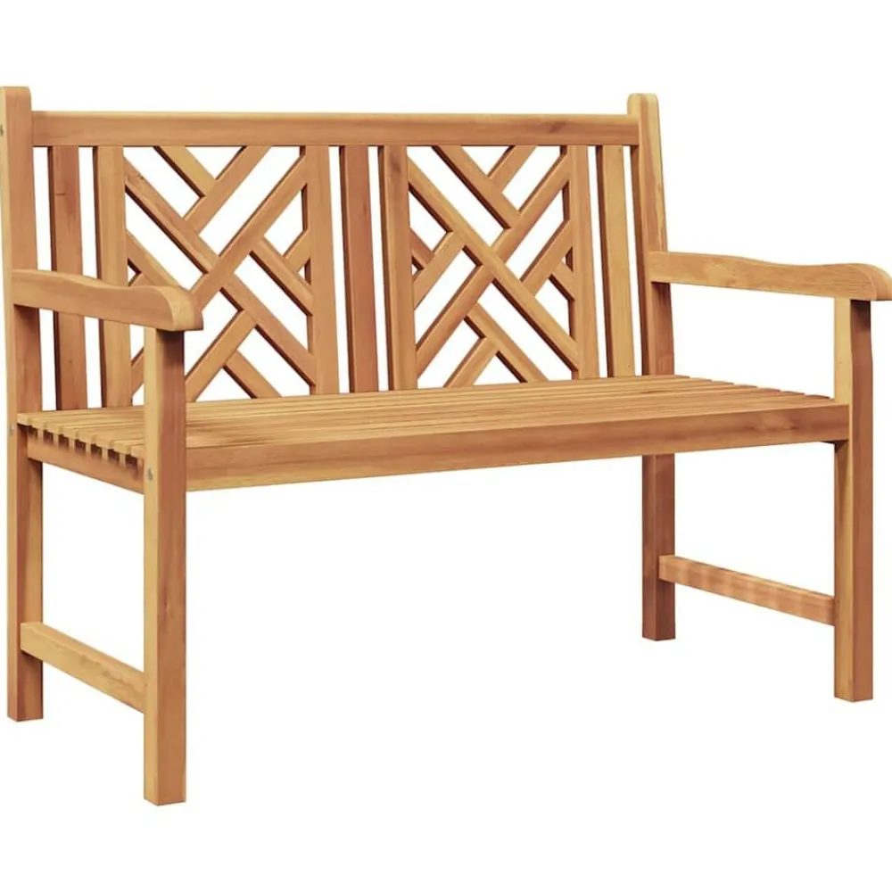 Tuinmeubelen*vidaXL Tuinbank 114 x 60 x 90 cm Massief Teakhout