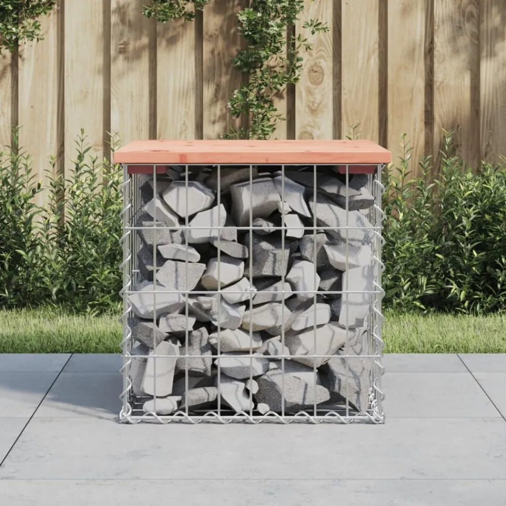 Tuinbank schanskorfontwerp 43x44x42 cm massief douglashout>vidaXL Clearance