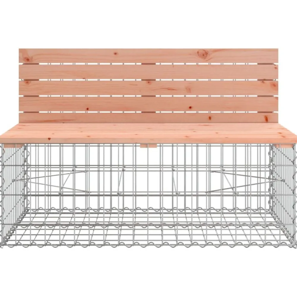 Tuinbank schanskorfontwerp 103x70x65 cm massief douglashout>vidaXL