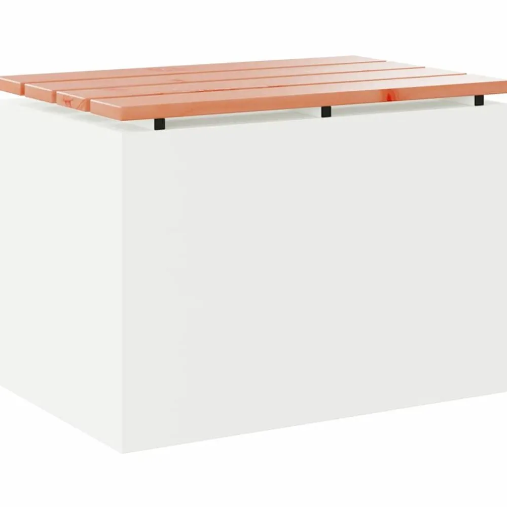 Tuinbank 60 x 40 x 43 cm Staal>vidaXL New