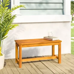 Tuinmeubelen*vidaXL Tuinbank 80x35x45 cm massief acaciahout