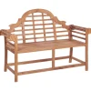 Tuinbank 127x58,5x92,5 cm massief teakhout>vidaXL