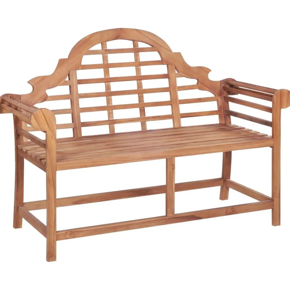 Tuinbank 127x58,5x92,5 cm massief teakhout>vidaXL