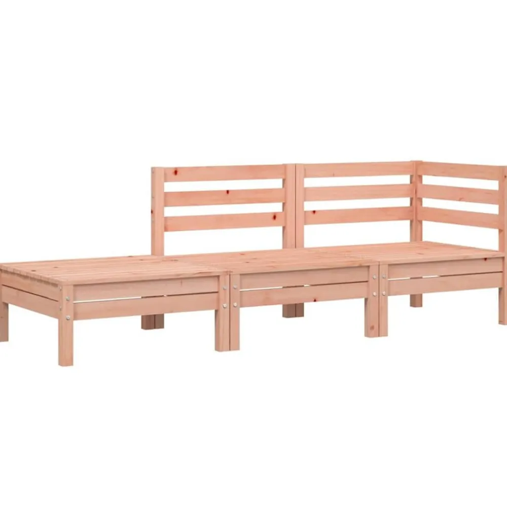 Tuinmeubelen*vidaXL Tuinbank 3-zits massief douglashout Natuurlijk douglashout