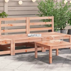 Tuinmeubelen*vidaXL Tuinbank zonder armleuningen 2 st 70x70x67 cm douglashout Natuurlijk douglashout