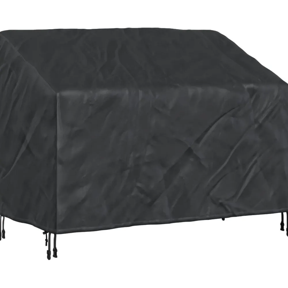 Tuinbankhoes Zwart 134 x 70 x 65 / 94 cm 210D Oxford Stof>vidaXL Discount
