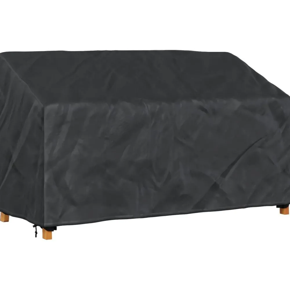 Accessoires Voor Tuinmeubelen*vidaXL Tuinbankhoes Zwart 165 x 70 x 65 / 94 cm 600D Oxford Stof