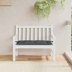 Woon- & Tuinaccessoires*vidaXL Tuinbankkussen 100x50x7 cm stof gemêleerd antracietkleurig antraciet mix