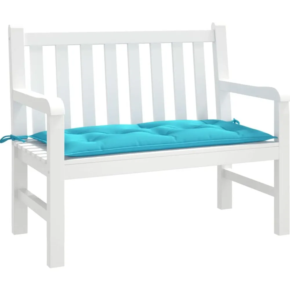 Woon- & Tuinaccessoires*vidaXL Tuinbankkussen 100x50x7 cm oxford stof Turquoise