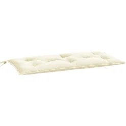 Tuinbankkussen 100x50x7 cm oxford stof crèmekleurig>vidaXL Outlet
