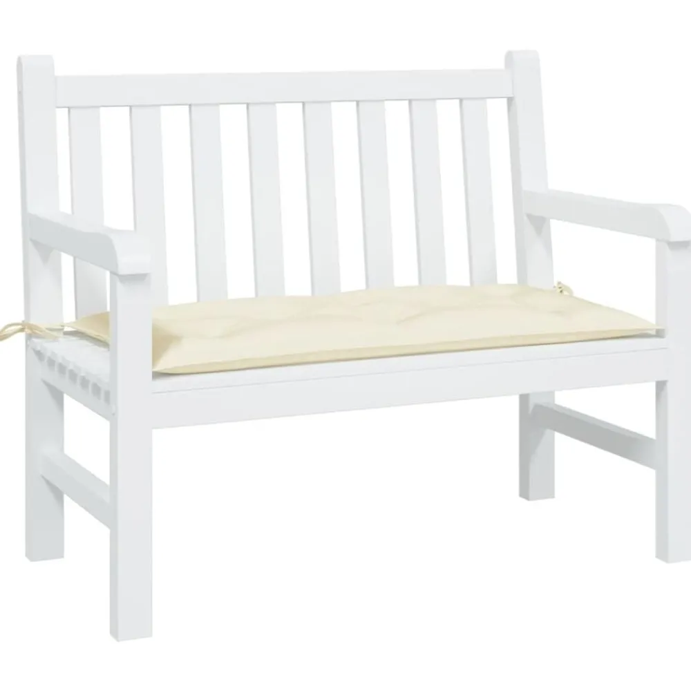 Tuinbankkussen 100x50x7 cm oxford stof crèmekleurig>vidaXL Outlet