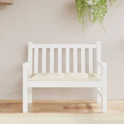 Tuinbankkussen 100x50x7 cm oxford stof crèmekleurig><noscript><img width=
