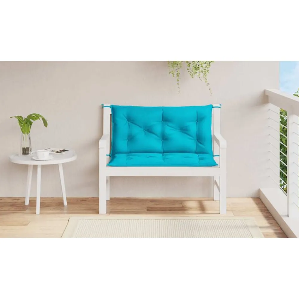 Tuinbankkussens 2 st 100x50x7 cm stof>vidaXL Clearance