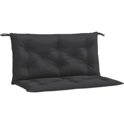 Woon- & Tuinaccessoires*vidaXL Tuinbankkussens 2 st 100x50x7 cm oxford stof Zwart