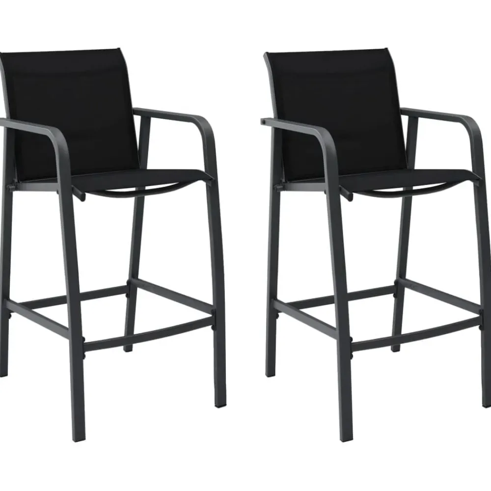 Tuinbarstoelen 2 st textileen>vidaXL Online