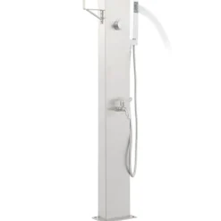 Tuindouchekraan 110 cm roestvrij staal><noscript><img width=