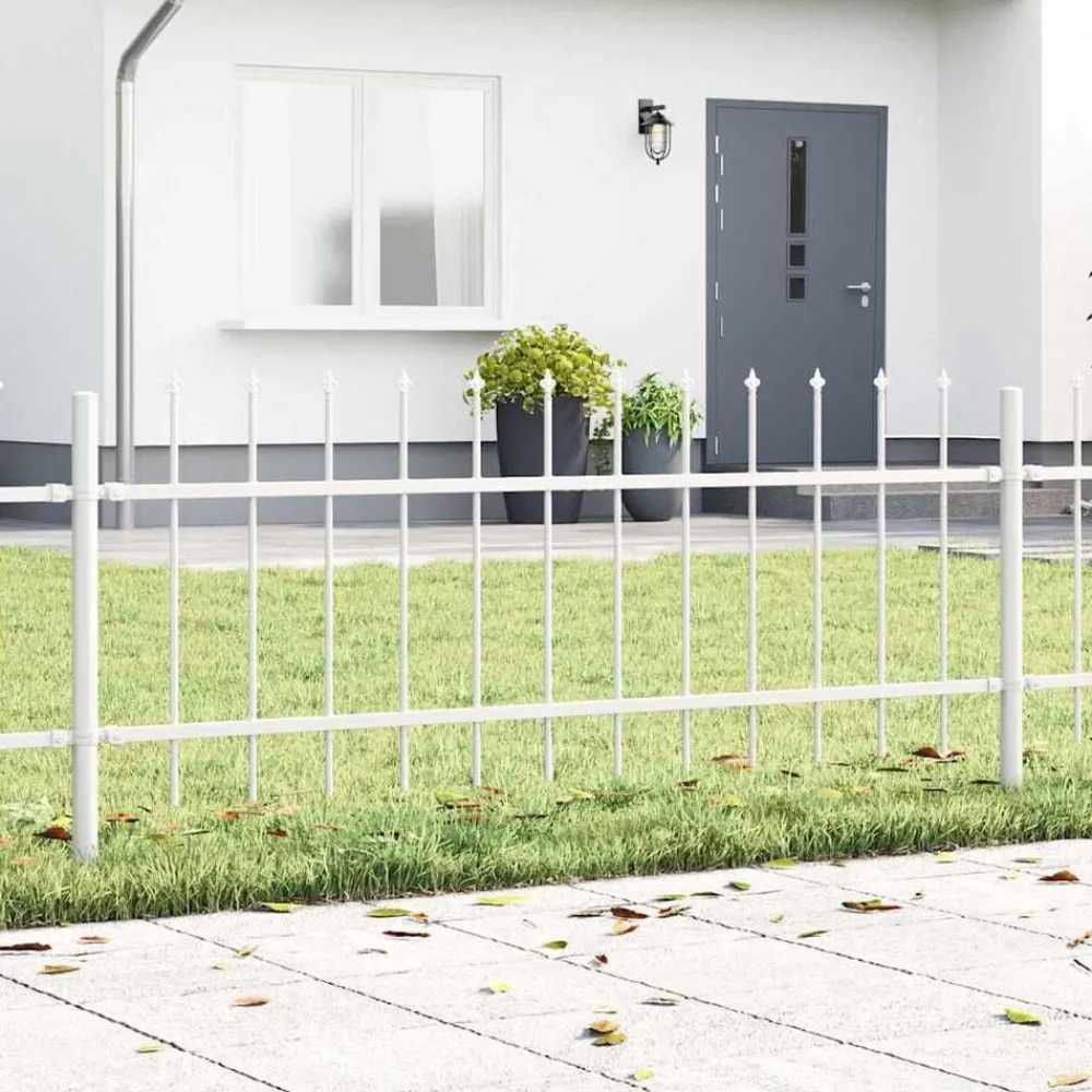 Tuinhek 2 pcs 3,4 x 0,6 m Poedercoating staal>vidaXL Outlet