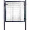 Tuinafscheidingen*vidaXL Tuinhek van gaas gegalvaniseerd staal 100x100 cm grijs