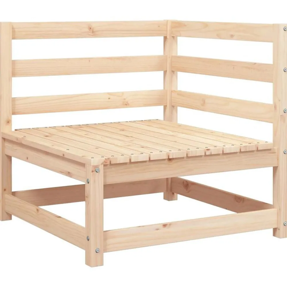 Tuinhoekbank 70x70x67 cm massief grenenhout>vidaXL Outlet