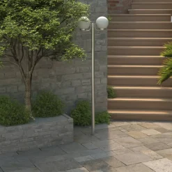 Tuinlantaarn met 2 peertjes 220 cm>vidaXL