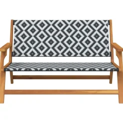 Tuinmeubelen 122 x 78 x 73 cm Massief Acaciahout>vidaXL
