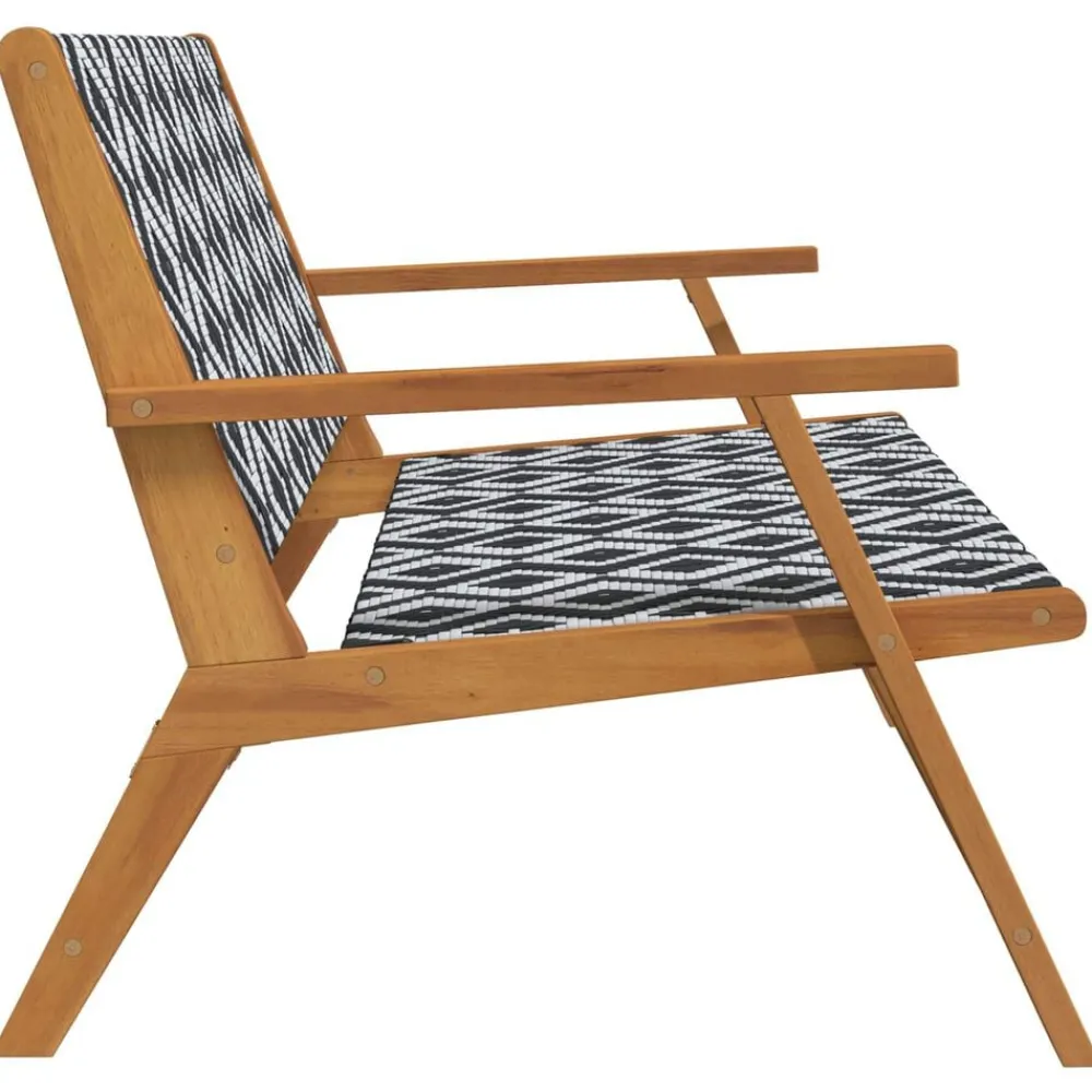 Tuinmeubelen 122 x 78 x 73 cm Massief Acaciahout>vidaXL