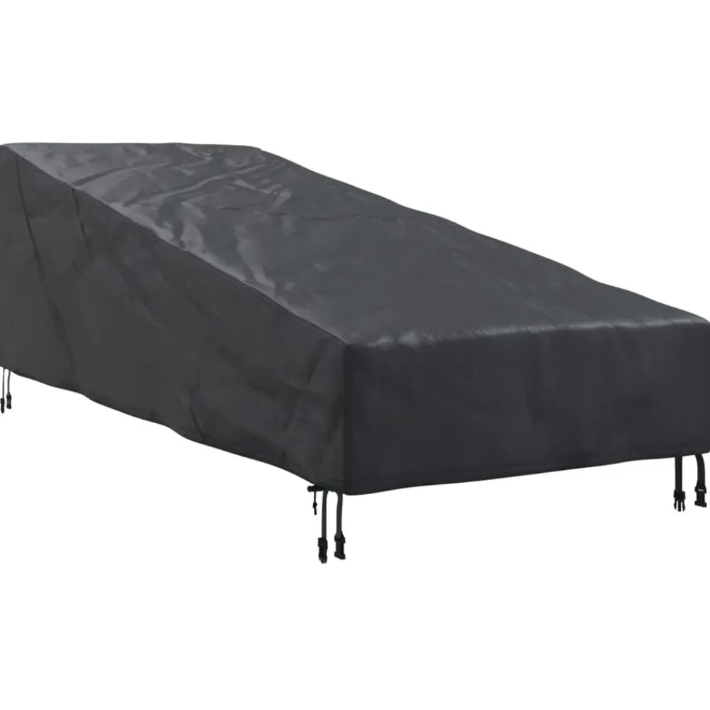 Tuinmeubelhoes Zwart 195 x 76 x 82 cm 420D Oxford stof>vidaXL Outlet
