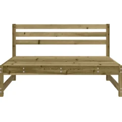 Tuinmeubelen*vidaXL Tuinmiddenbank 120x80 cm geïmpregneerd grenenhout Naturel ge&iuml;mpregneerd