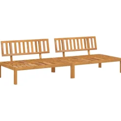 Tuinmiddenbanken 2 st pallet massief acaciahout>vidaXL Outlet