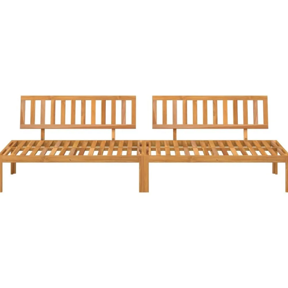 Tuinmiddenbanken 2 st pallet massief acaciahout>vidaXL Outlet