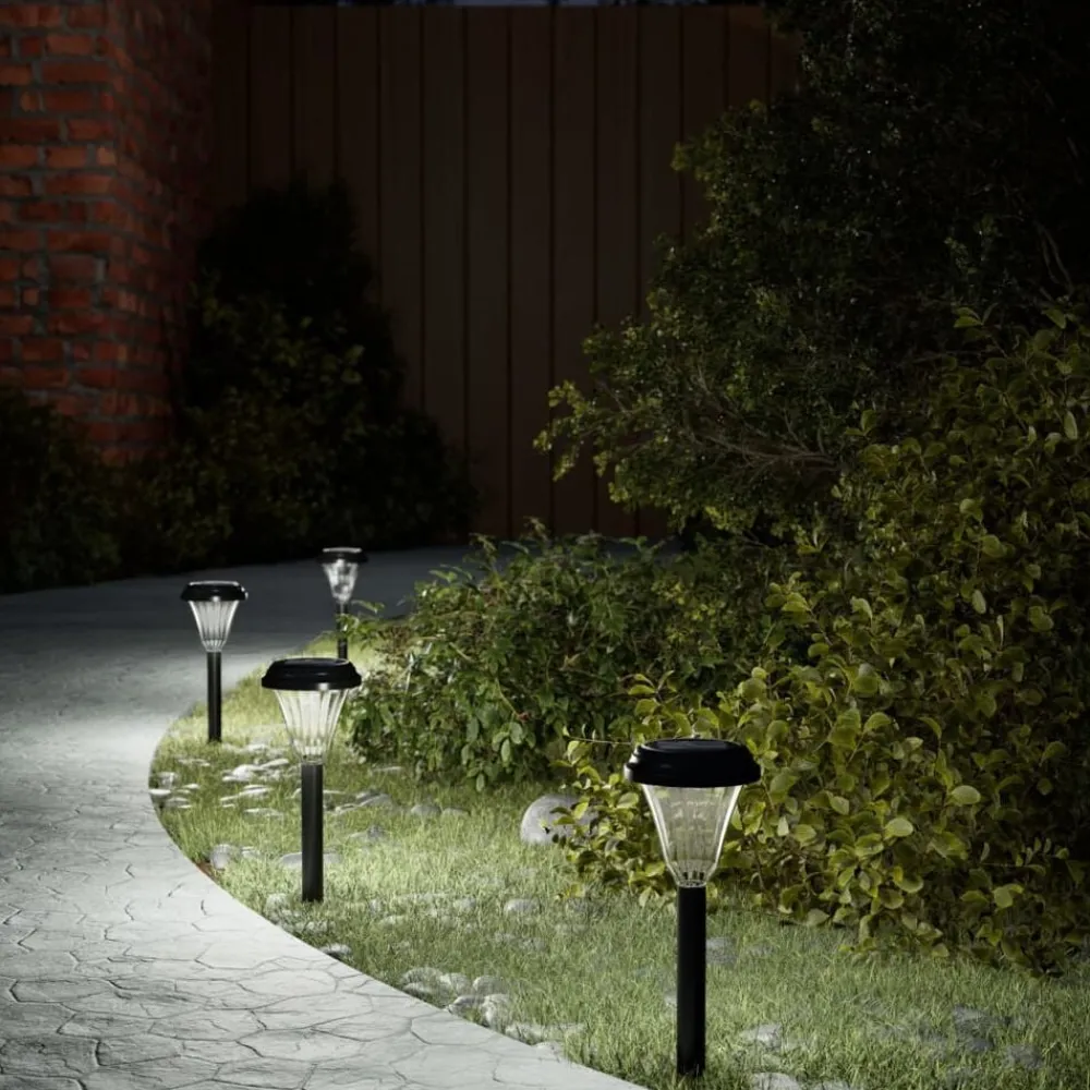 Tuinpadverlichting 12 st solar met grondpennen>vidaXL Best