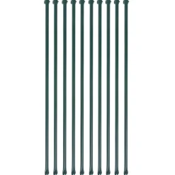 Tuinpalen 1 m metaal groen 10 st>vidaXL Online