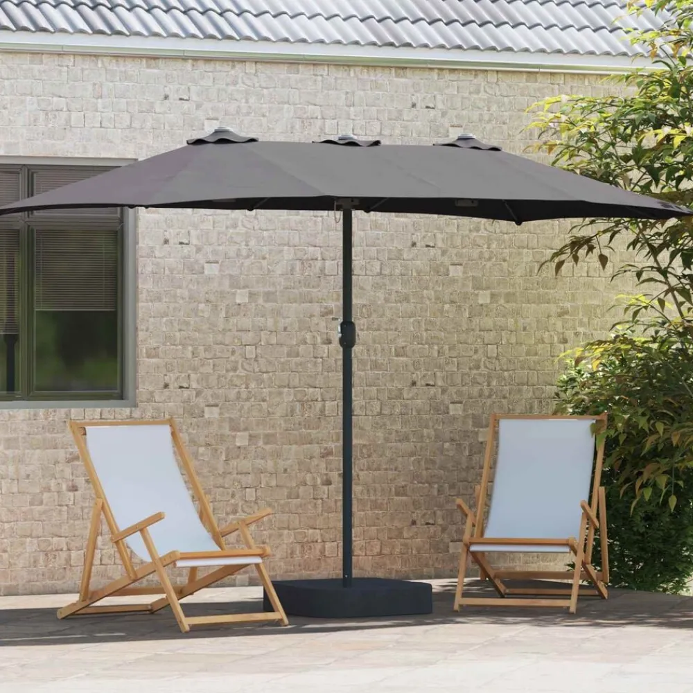 Tuinparasol 385 x 209 x 244 cm Polyester>vidaXL Best