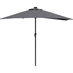 Tuinparasol 294 x 150 x 224 cm Polyester en staal>vidaXL Clearance