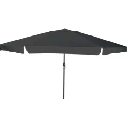 Tuin & Gazon*vidaXL Tuinparasol 394 x 394 x 248 cm Polyester en staal Antraciet