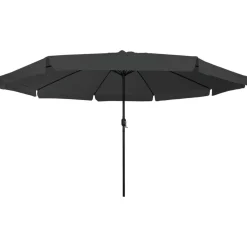 Tuin & Gazon*vidaXL Tuinparasol 394 x 394 x 248 cm Polyester en staal Antraciet