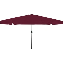 Tuin & Gazon*vidaXL Tuinparasol Bordeaux Rood 395 x 395 x 245 cm Polyester Bordeauxrood
