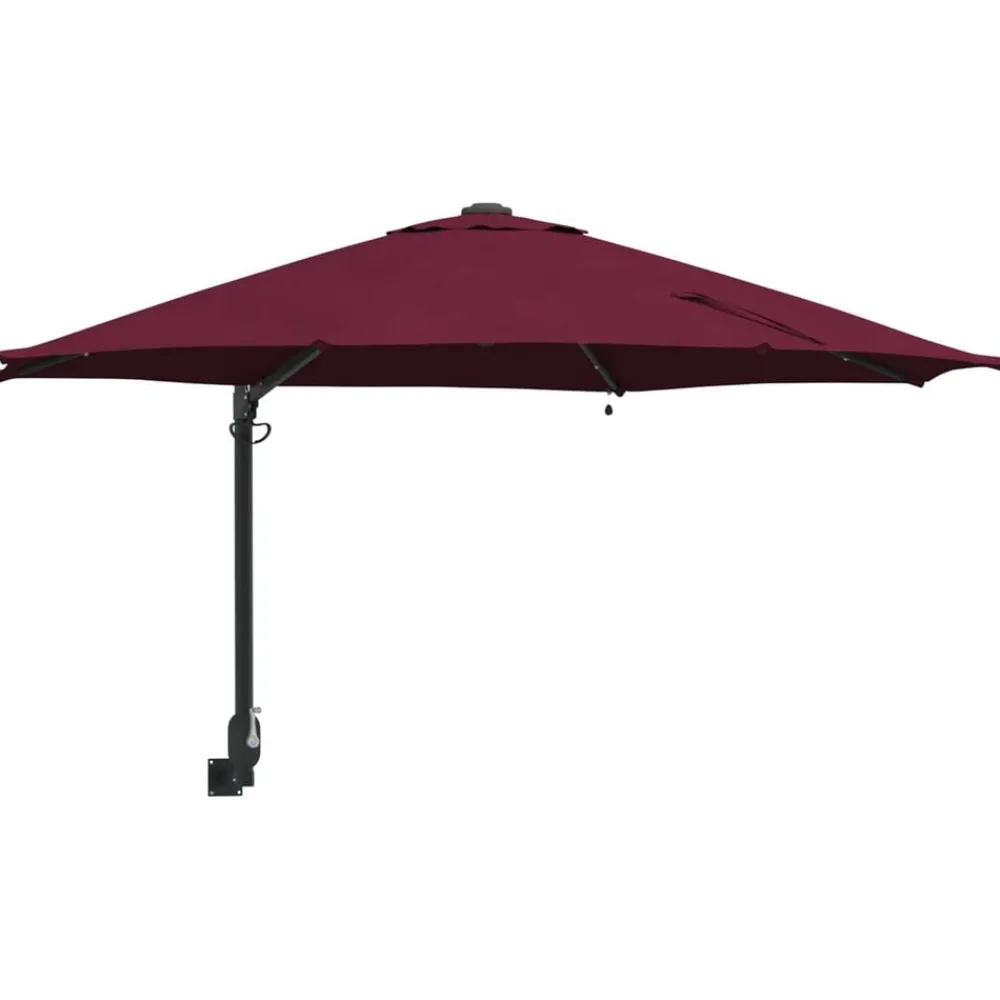 Tuinparasol Bordeaux Rood 248 x 248 x 148 cm Polyester en staal>vidaXL Discount