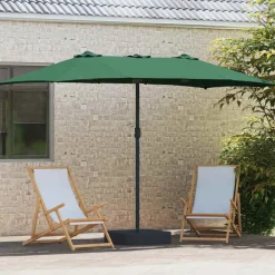 Tuinparasol 385 x 209 x 244 cm Polyester en staal><noscript><img width=