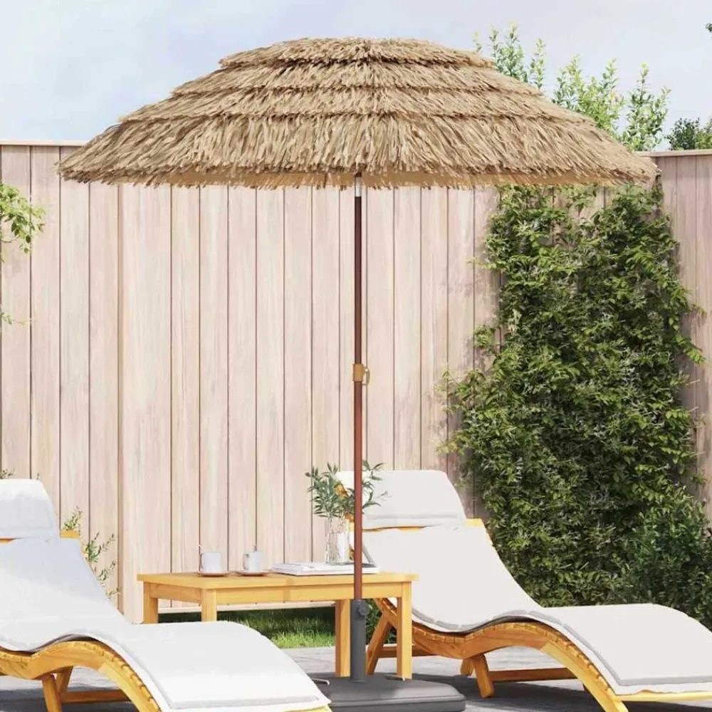 Tuinparasol Naturel 160 x 160 x 196 cm>vidaXL Online