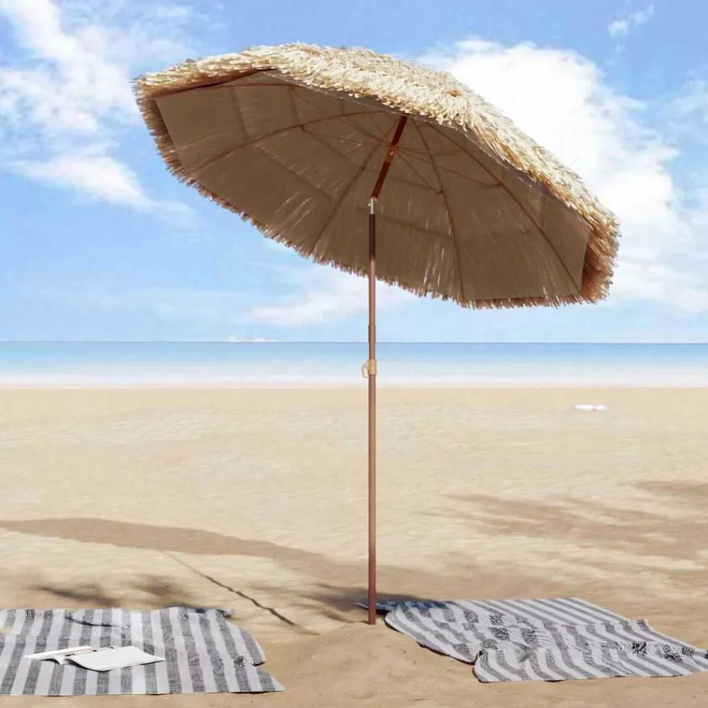 Tuinparasol Naturel 160 x 160 x 196 cm>vidaXL Online