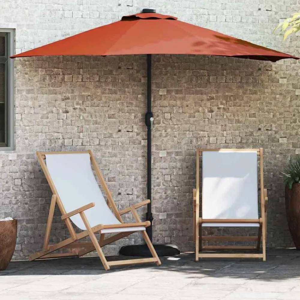 Tuinparasol 294 x 150 x 224 cm Polyester en staal>vidaXL Discount