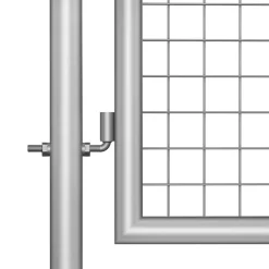 Tuinpoort gegalvaniseerd staal 100x75 cm zilver><noscript><img width=
