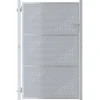 Tuinpoort met slot Zilver 85 x 120 cm Roestvrij staal>vidaXL Sale