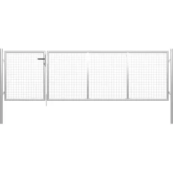 Tuinpoort staal 350x75 cm>vidaXL New
