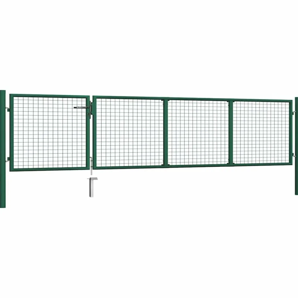Tuinpoort staal 350x75 cm>vidaXL Sale