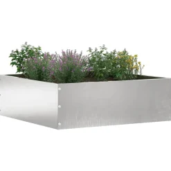 Tuinrand Zilver 40 x 40 x 13 cm>vidaXL New
